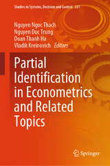 Partial Identification in Econometrics and Related Topics - 