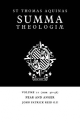 Summa Theologiae: Volume 21, Fear and Anger - Aquinas, Thomas; Reid, John Patrick