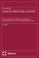 Jurist im Dienst des Unrechts - Michael Förster