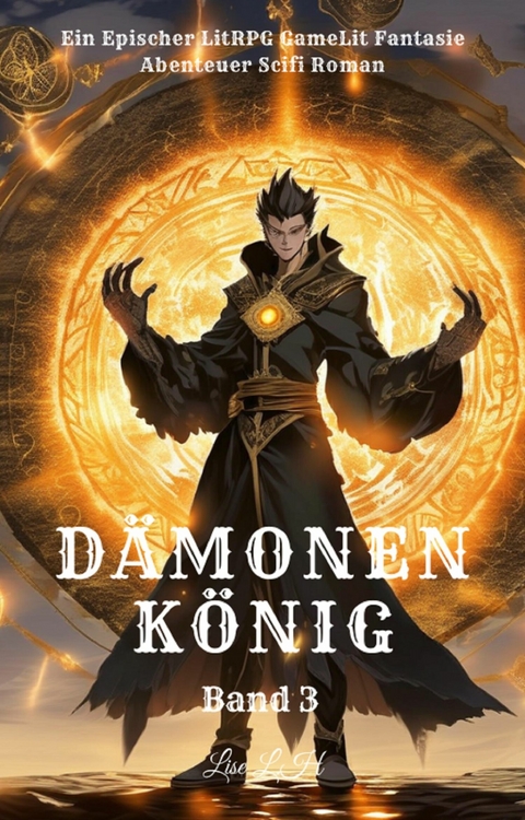 Dämonenkönig:Ein Epischer LitRPG GameLit Fantasie Abenteuer Scifi Roman(Buch 3) - Lise L.H