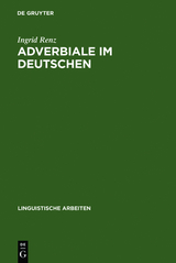 Adverbiale im Deutschen - Ingrid Renz