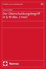 Der Überschuldungsbegriff in § 19 Abs. 2 InsO - Johanna Ebert