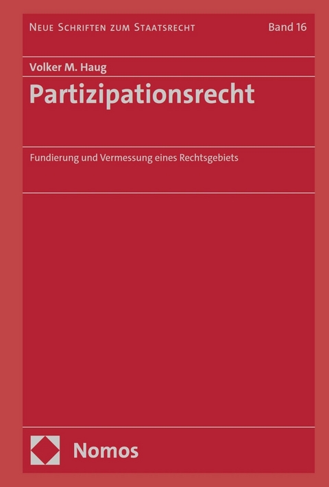 Partizipationsrecht -  Volker M. Haug