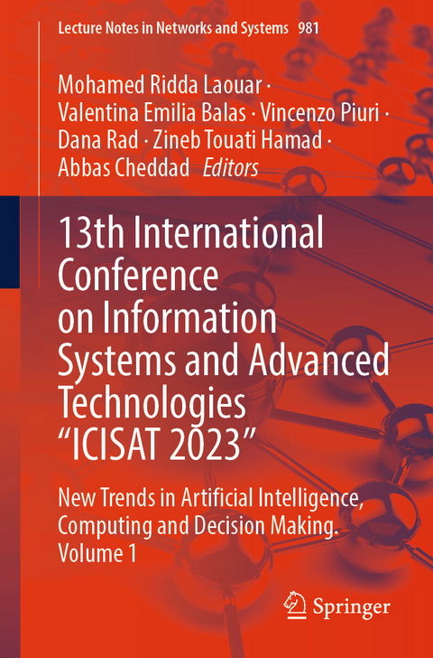 13th International Conference on Information Systems and Advanced Technologies “ICISAT 2023” - 