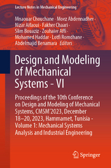 Design and Modeling of Mechanical Systems - VI - 