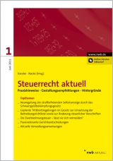 NWB Steuerrecht aktuell / Steuerrecht aktuell 1/2011 - Walter Bode, Thilo Cöster, Jens Intemann, Alexander Kratzsch, Ralf Stephany, Horst-Günther Zaisch