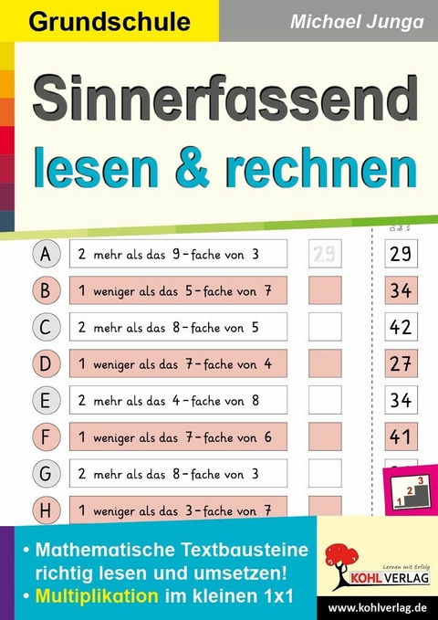 Sinnerfassend lesen und rechnen / Multiplikation -  Michael Junga