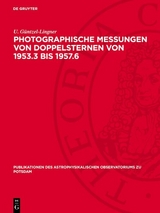 Photographische Messungen von Doppelsternen von 1953.3 bis 1957.6 -  U. Güntzel-Lingner