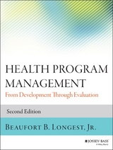 Health Program Management -  Jr. Beaufort B. Longest