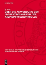 Über die Anwendung der IR-Spektroskopie in der Arzneimittelkontrolle - W. Heil