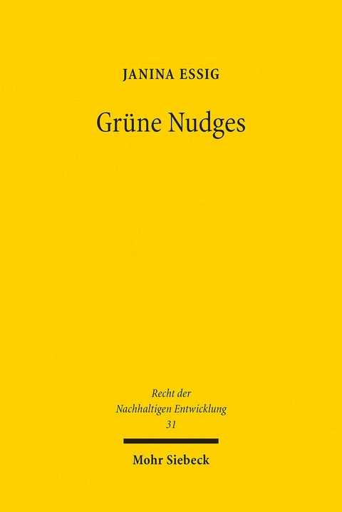 Grüne Nudges -  Janina Essig