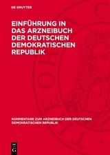 Einführung in das Arzneibuch der Deutschen Demokratischen Republik