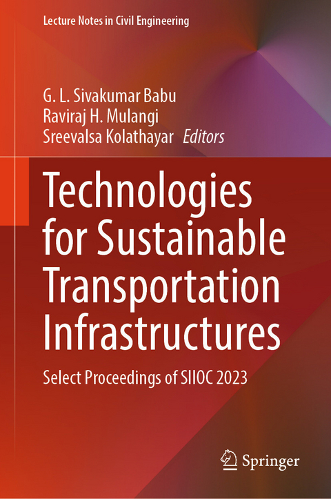 Technologies for Sustainable Transportation Infrastructures - 