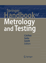 Springer Handbook of Metrology and Testing - 