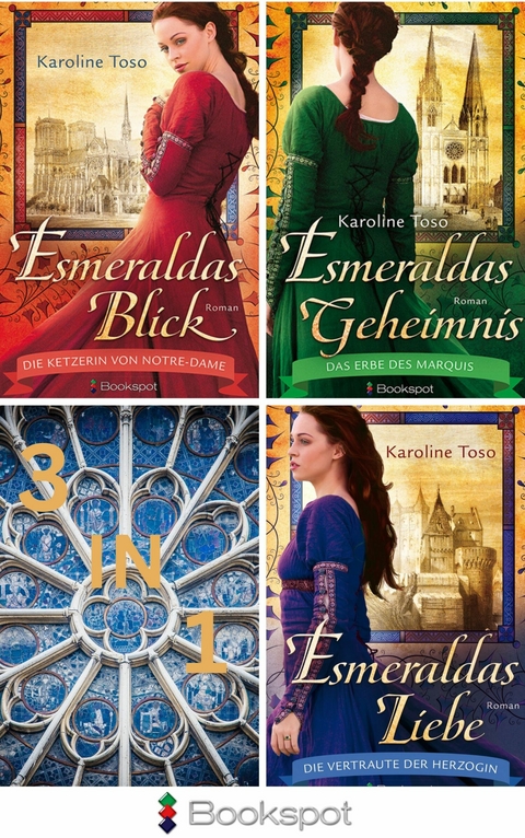 Esmeralda Reihe Band 1-3: Esmeraldas Blick, Esmeraldas Geheimnis, Esmeraldas Liebe (3in1-Bundle) - Karoline Toso