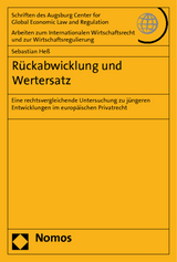 Rückabwicklung und Wertersatz - Sebastian Heß