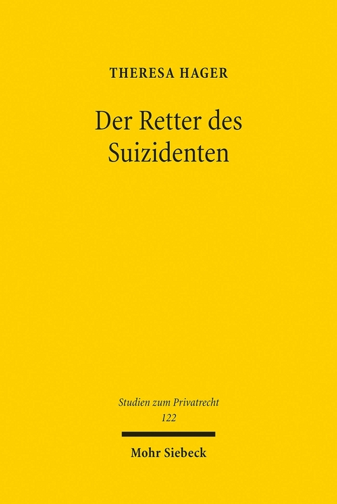 Der Retter des Suizidenten -  Theresa Hager