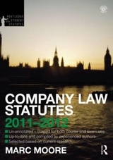 Company Law Statutes 2011-2012 - Moore, Marc
