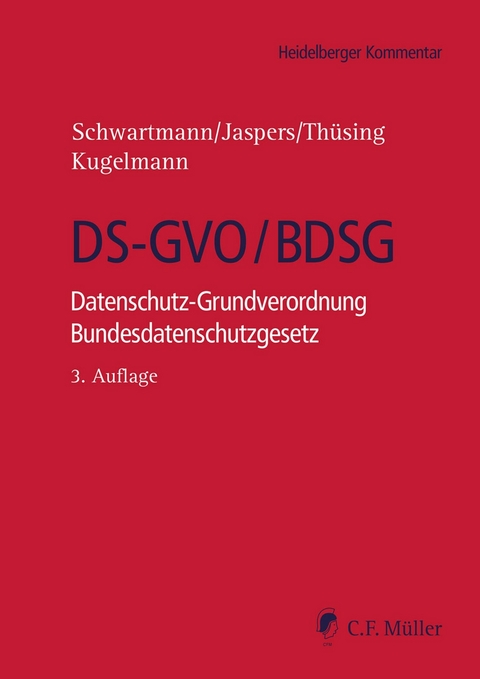 DS-GVO/BDSG -  Michael Atzert,  Antonia Buchmann,  Lucia Burkhardt,  Miriam Claus,  Lars Dietze,  Levent Ferik,  Lorenz F