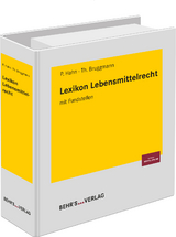 Lexikon Lebensmittelrecht mit Fundstellenliste - Hahn, Peter; Bruggmann, Thomas