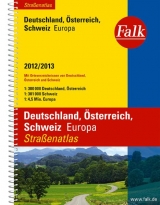Falk Straßenatlas Deutschland, Österreich, Schweiz, Europa 2012/2013 - 