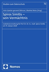 Spiros Simitis - sein Vermächtnis - 