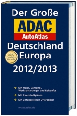 Der Große ADAC AutoAtlas Deutschland, Europa 2012/2013 - 