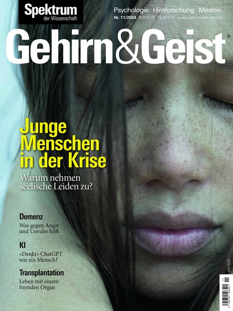 Gehirn&Geist 11/2024 Junge Menschen in der Krise - 