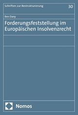 Forderungsfeststellung im Europäischen Insolvenzrecht - Ben Dany