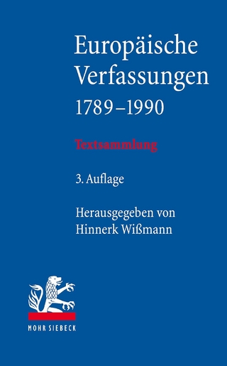 Europäische Verfassungen 1789-1990 - Hinnerk Wißmann