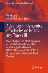 Advances in Dynamics of Vehicles on Roads and Tracks III - 