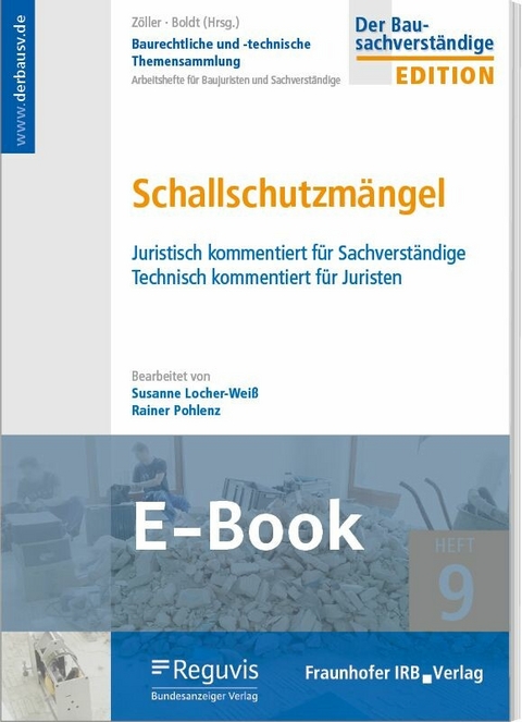 Schallschutzmängel (E-Book) -  Rainer Pohlenz,  Susanne Locher-Weiß