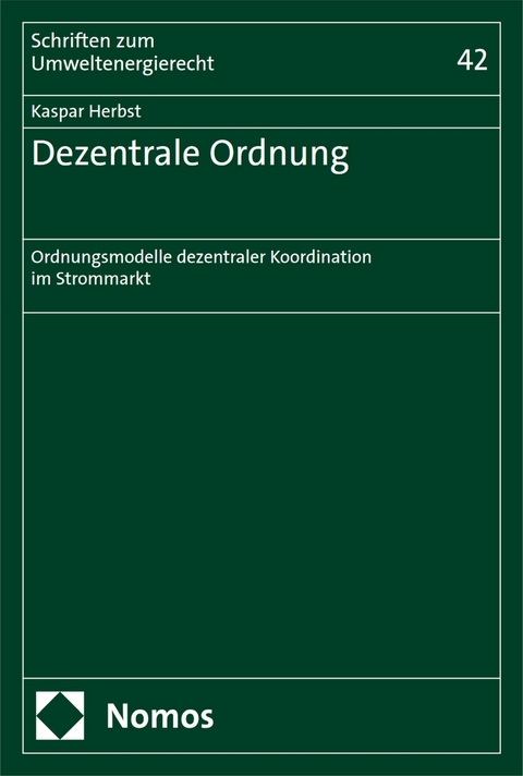 Dezentrale Ordnung - Kaspar Herbst