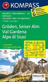 Gröden, Seiser Alm, Val Gardena, Alpe di Siusi - KOMPASS-Karten GmbH