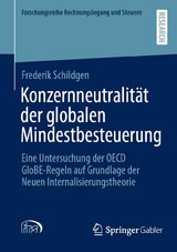 Konzernneutralität der globalen Mindestbesteuerung -  Frederik Schildgen