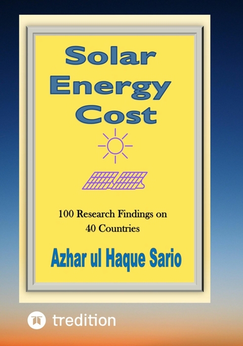 Solar Energy Cost -  Azhar ul Haque Sario