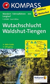 KOMPASS Wanderkarte Wutachschlucht - Waldshut - Tiengen - 