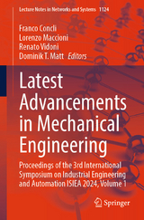 Latest Advancements in Mechanical Engineering - 