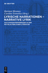 Lyrische Narrationen – narrative Lyrik - 