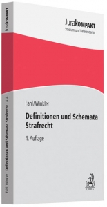 Definitionen und Schemata Strafrecht - Fahl, Christian; Winkler, Klaus