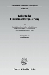 Reform der Finanzmarktregulierung. - 
