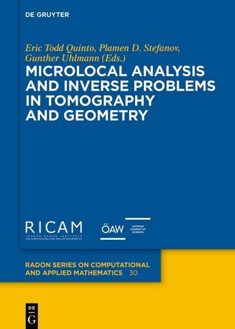 Microlocal Analysis and Inverse Problems in Tomography and Geometry - 