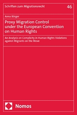 Proxy Migration Control under the European Convention on Human Rights -  Anna Börger