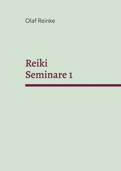 Reiki - Olaf Reinke