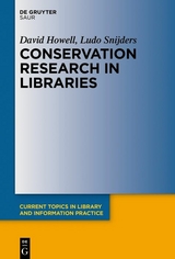 Conservation Research in Libraries -  David Howell,  Ludo Snijders