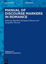 Manual of Discourse Markers in Romance - 