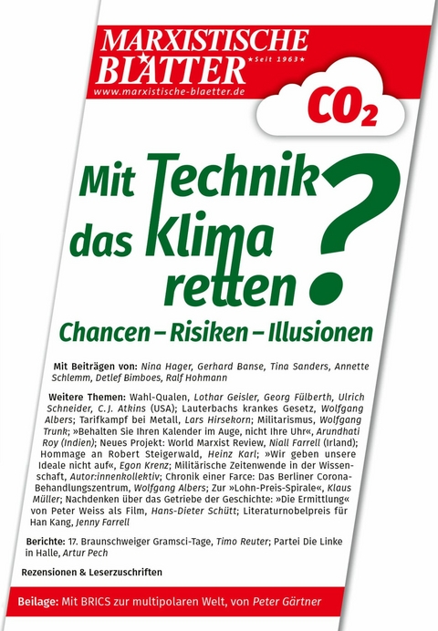 Mit Technik das Klima retten? Chancen - Risiken - Illusionen - 