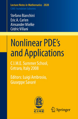 Nonlinear PDE’s and Applications - Stefano Bianchini, Eric A. Carlen, Alexander Mielke, Cédric Villani