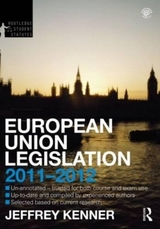 European Union Legislation 2011-2012 - Kenner, Jeff