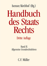 Handbuch des Staatsrechts - Herbert Bethge, Winfried Brugger, Claus Dieter Classen, Erhard Denninger, Otto Depenheuer, Klaus Ferdinand Gärditz, Jörg Gundel, Christian Hillgruber, Hasso Hofmann, Josef Isensee, Martin Kriele, Wolfgang Loschelder, Dietrich Murswiek, Wolfgang Rüfner, Klaus Stern